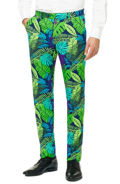 Opposuits Juicy Jungle Trim Fit Two-piece Suit With Tie In Miscellaneous