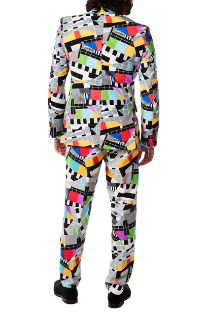 Opposuits 'testival' Trim Fit Two-piece Suit With Tie In Grey
