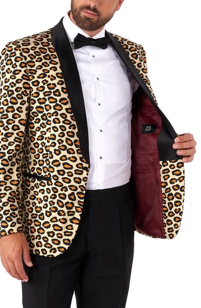 Shop Opposuits The Jag Tuxedo Jacket In Beige