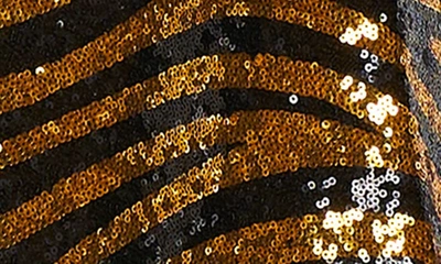 Opposuits Tiger Royale Sequin Notch Collar Blazer In Yellow