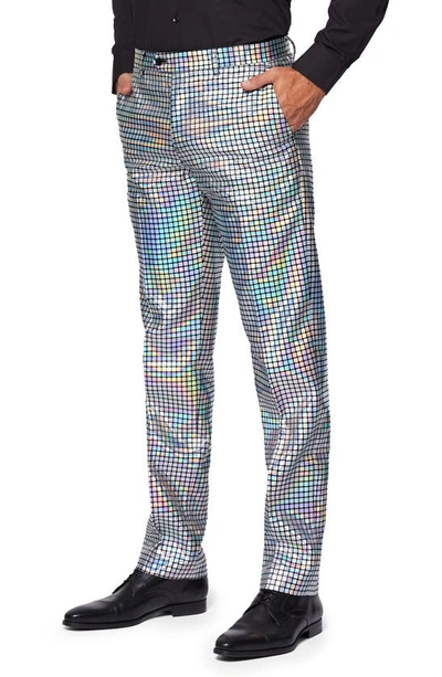 Opposuits Disco Baller Two Button Notch Lapel Suit In Grey