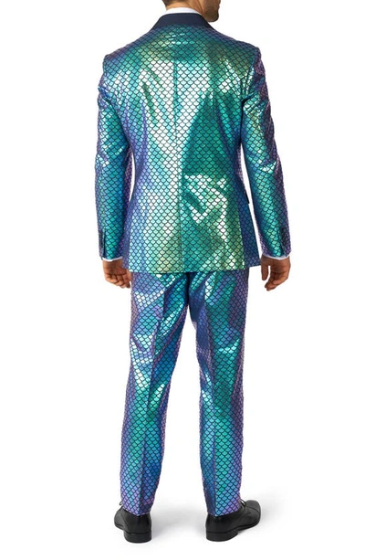 Opposuits Fancy Fish Two Button Notch Lapel Suit In Blue