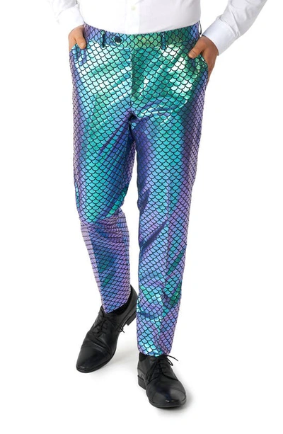 Opposuits Fancy Fish Two Button Notch Lapel Suit In Blue