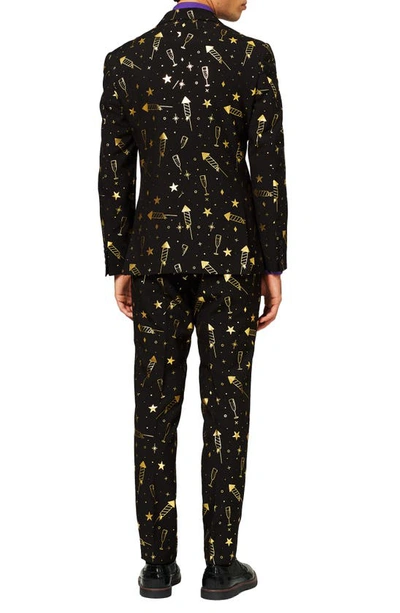 Shop Opposuits Fancy Fireworks 2-piece Suit Set In Black