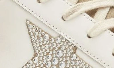 Golden Goose Leather Star Low-top Sneakers In White/ Crystal/ Rus/ Taupe