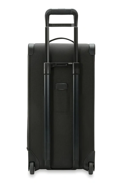 Shop Briggs & Riley Medium Baseline 2-wheel Duffle Bag In Black