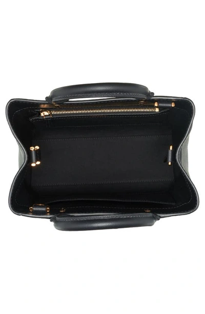 Shop Versace Small La Medusa Chain Veau Leather Tote In Black- Gold