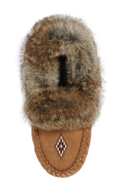 Shop Manitobah Street Faux Fur Trimmed Slipper In Oak
