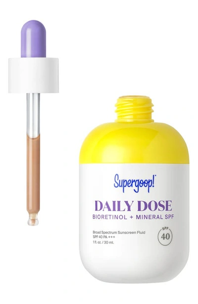 Shop Supergoop Daily Dose Bioretinol + Mineral Spf, 1 oz