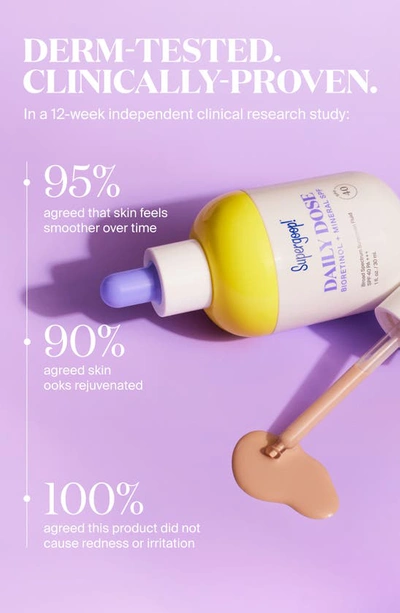 Supergoop ! Daily Dose Bioretinol + Mineral Spf 40 With Bakuchiol 1 oz / 30 ml