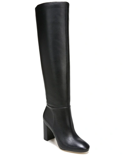 Shop Vince Bexley Leather High Shaft Boot In Black