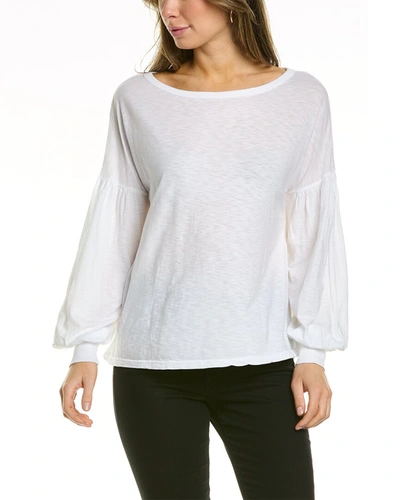 Shop Michael Stars Boatneck Top In White