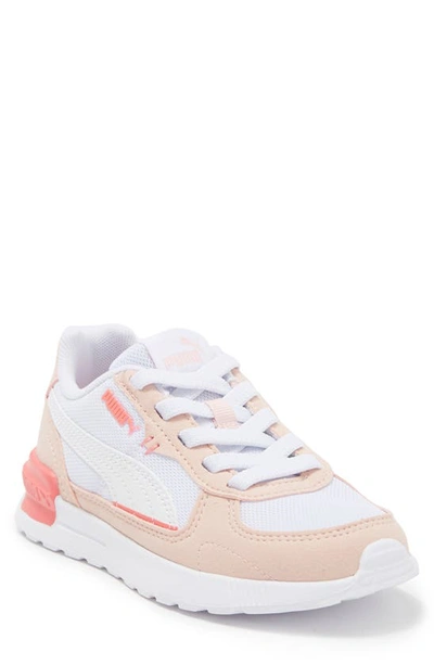 Shop Puma Graviton Ac Sneaker In Rose Dust- White-loveable