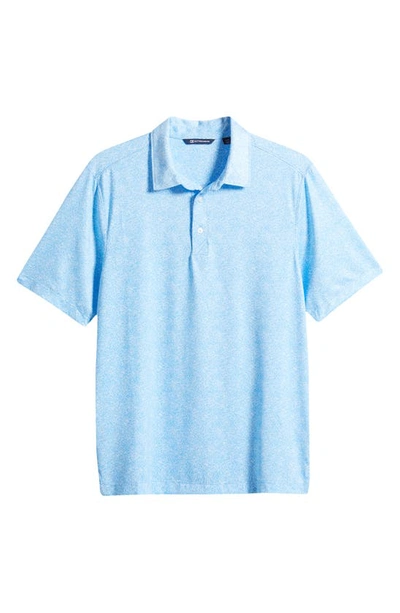 Shop Cutter & Buck Pike Constellation Print Performance Polo In Atlas