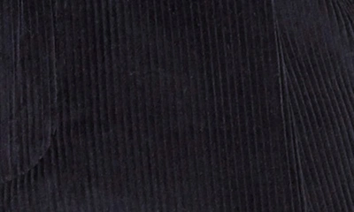 Shop Berle Italian 8-wale Luxury Corduroy Pleated Trousers In Black