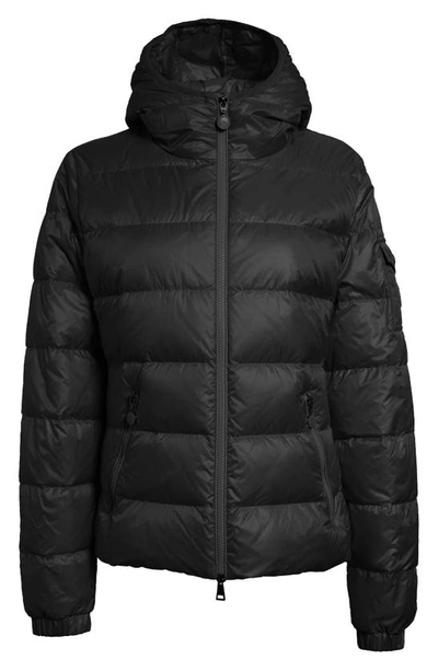 Shop Moncler Gles Recycled Nylon Down Jacket In Black