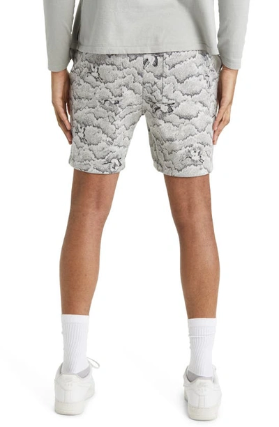 Shop Twenty Atmosphere Hyper Reality Knit Shorts In Cement