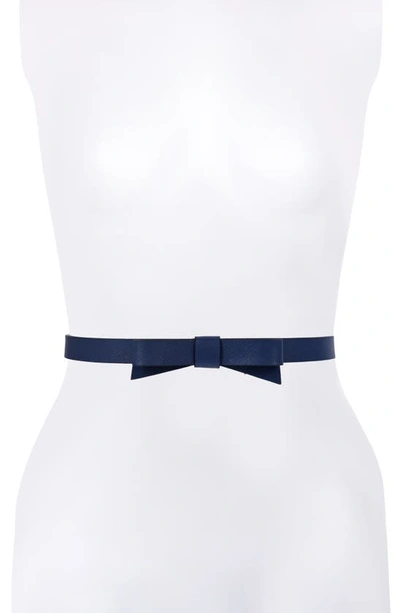 Shop Kate Spade Bow Belt In Outerspace