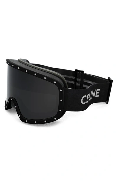 Shop Celine Snow Goggles In Black