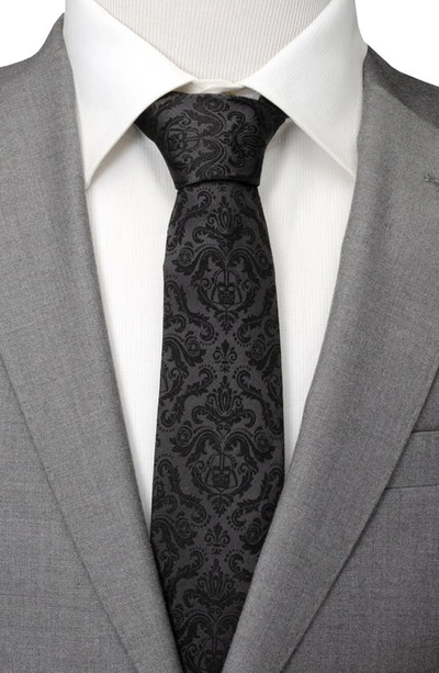 Cufflinks, Inc . Star Wars™ Darth Vader Black Damask Silk Tie In Black
