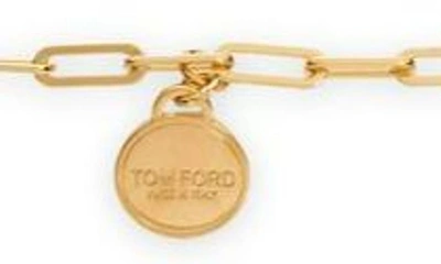 Shop Tom Ford Paper Clip Body Chain In Gold