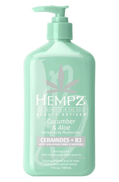 Shop Hempz Cucumber + Aloe Herbal Body Moisturizer With Ceramides + B3