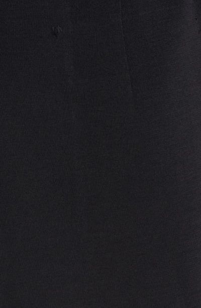 Ming Wang One-button Knit Blazer In Black