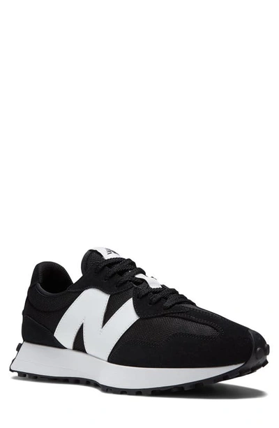 Shop New Balance Gender Inclusive 327 Sneaker In Black/ Black/ White