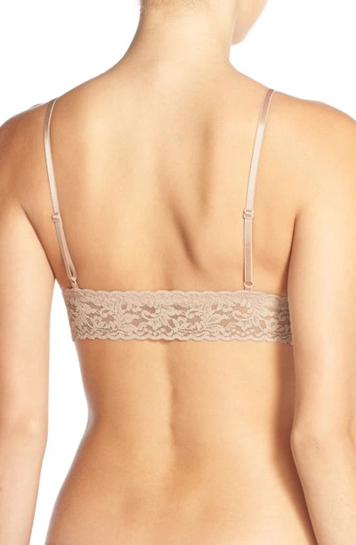 Shop Hanky Panky Signature Lace Padded Bralette In Chai
