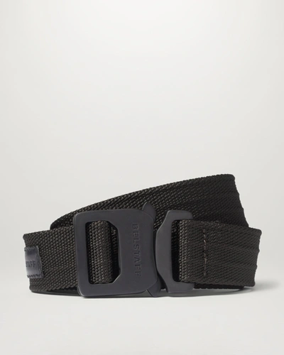 Shop Belstaff Gurtband-gürtel Mit Clip Für Herren Nylon Webbing In Black