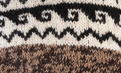 Shop Saachi Tassel Wool Knit Poncho In Beige