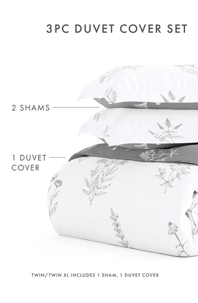 Homespun Home Spun Home Collection Premium Ultra Duvet Set In Light Gray