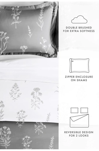 Homespun Home Spun Home Collection Premium Ultra Duvet Set In Light Gray