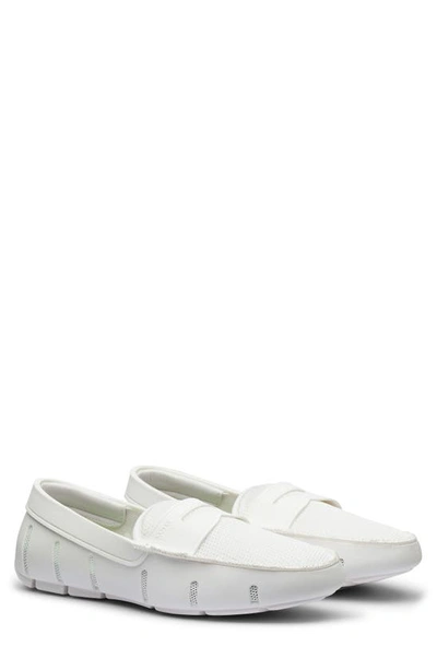 Shop Swims Penny Loafer In White