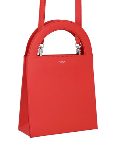 Shop Medea Leather Top Handle Bag In Red