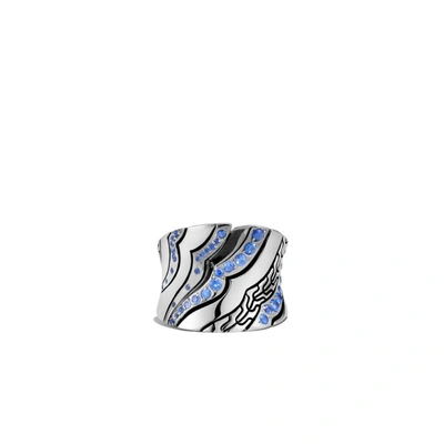 Shop John Hardy Lahar Saddle Ring In Blue