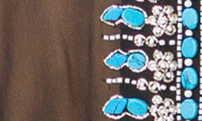 Ranee's Turquoise Stone Beaded In Black