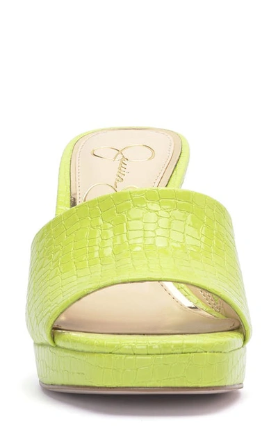 Shop Jessica Simpson Elyzza Sandal In Lime