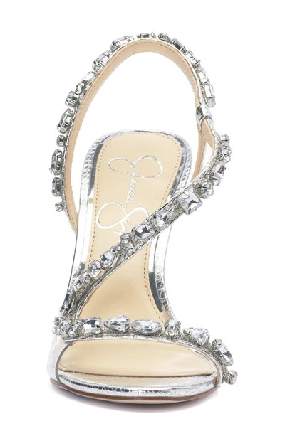 Jessica Simpson Jaycin Sandal In Silver/ Clear Mtsnkp