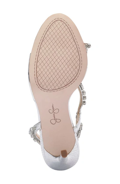 Shop Jessica Simpson Jaycin Sandal In Silver/ Clear Mtsnkp