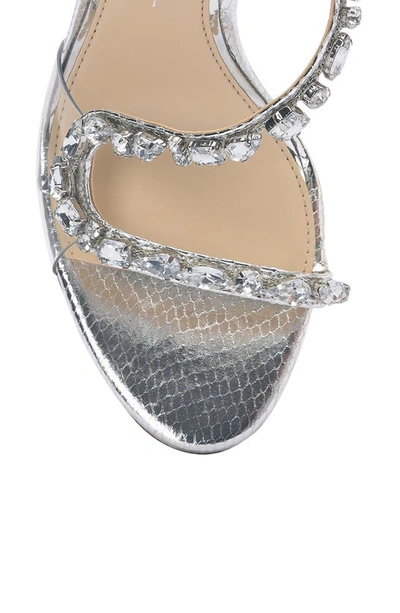 Jessica Simpson Jaycin Sandal In Silver/ Clear Mtsnkp