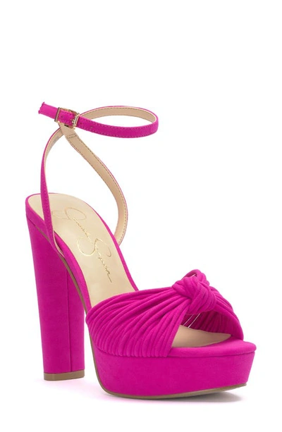 Shop Jessica Simpson Immie Platform Sandal In Brightest Pi Supmcs