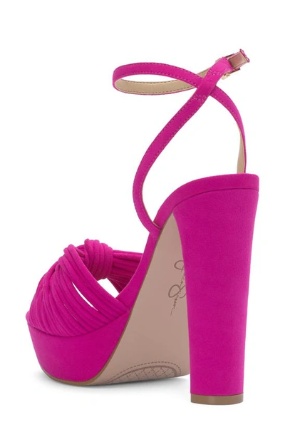 Shop Jessica Simpson Immie Platform Sandal In Brightest Pi Supmcs