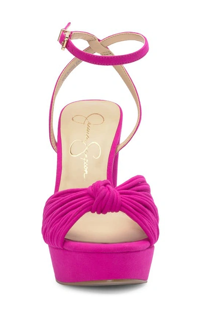 Shop Jessica Simpson Immie Platform Sandal In Brightest Pi Supmcs