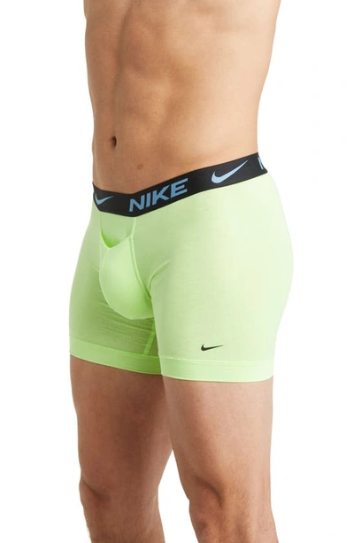 Shop Nike Dri-fit 2-pack Reluxe Boxer Briefs In Ghost Green