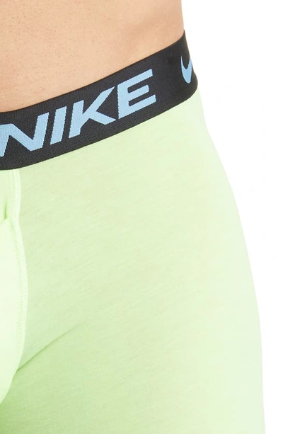 Shop Nike Dri-fit 2-pack Reluxe Boxer Briefs In Ghost Green