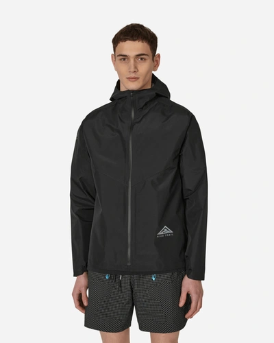 Shop Nike Gore-tex Infinium Trail Running Jacket Black In Multicolor