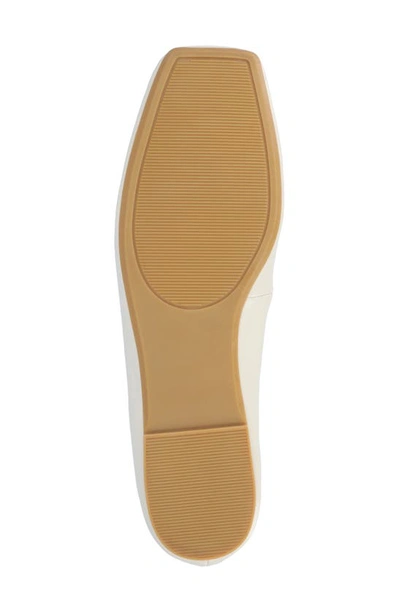 Journee Collection Zimia Square Buckle Flat In Beige