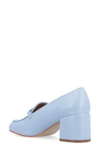 Journee Collection Nysaa Horsebit Loafer In Blue