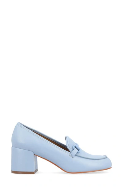 Journee Collection Nysaa Horsebit Loafer In Blue